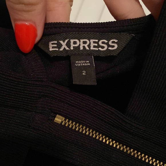 Express Black Dress - Picture 3 of 3